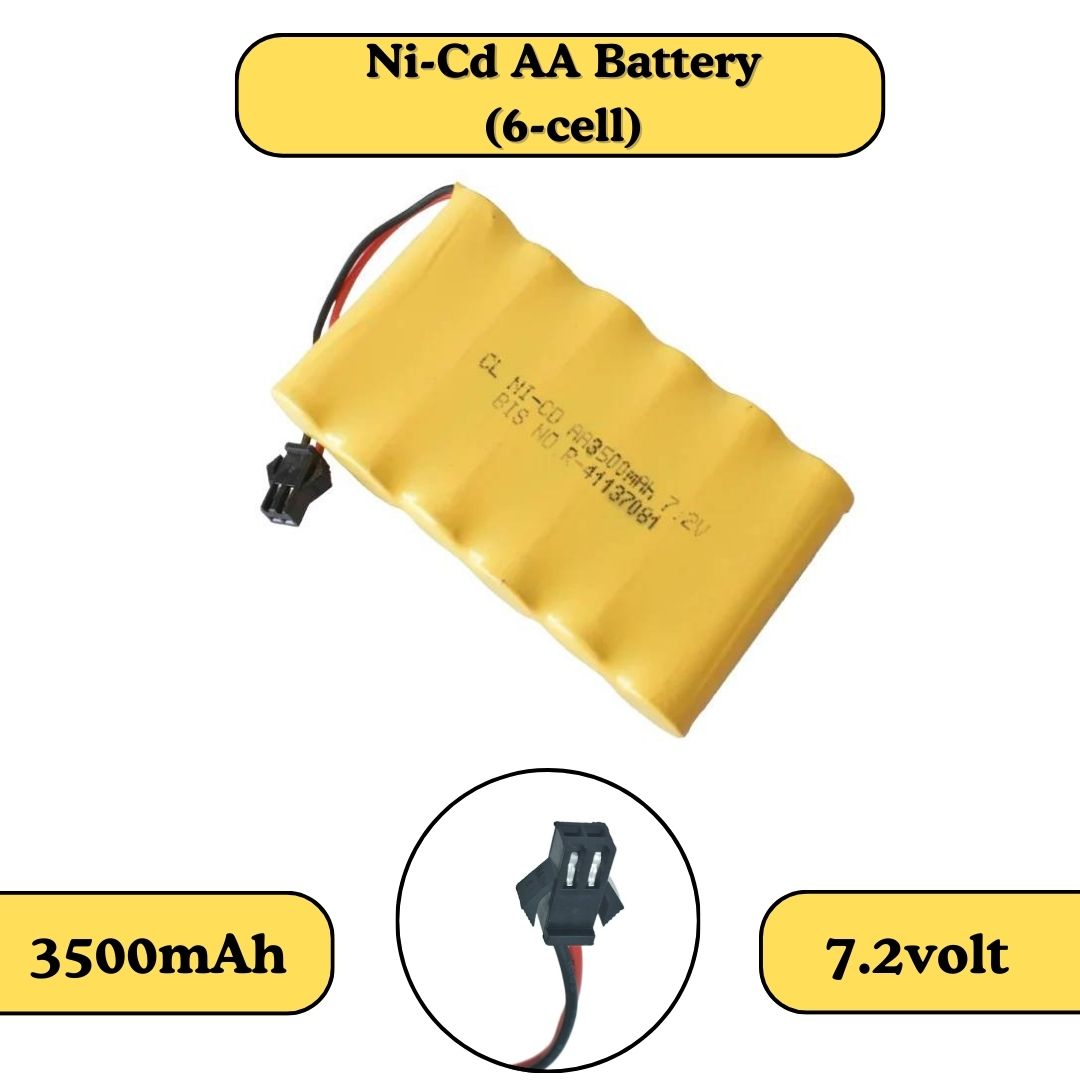 Ni-Cd Rechargeable AA Cells Battery Pack