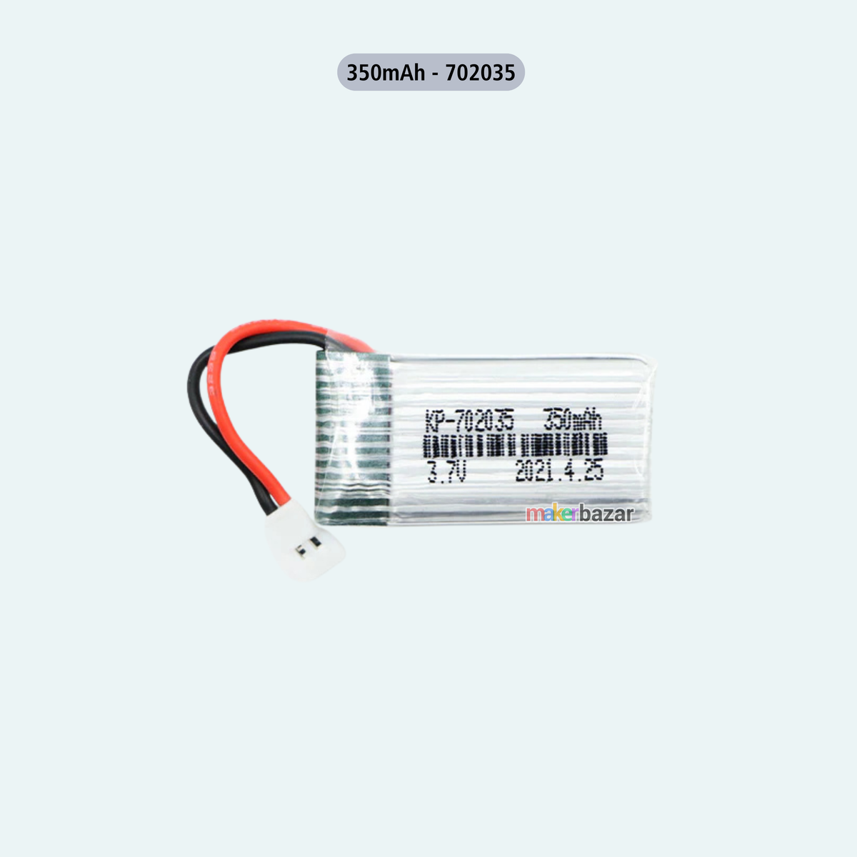 KP: Drone LiPo Batteries 3.7V Rechargeable Battery for Mini RC Aircraft, Quadcopters