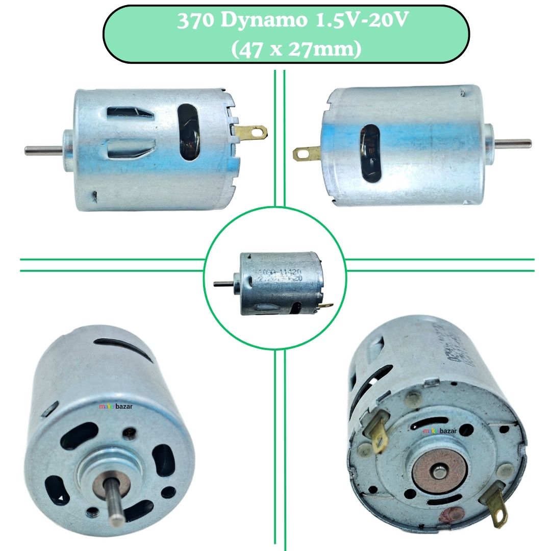 370 Dynamo/Generator High Voltage Motor - 1.5V-20V