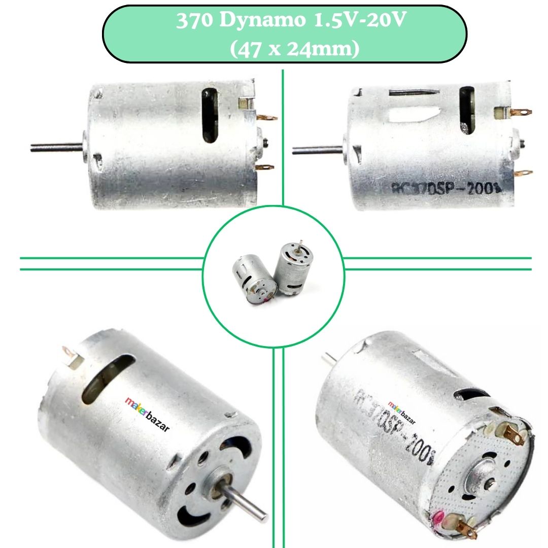 370 Dynamo/Generator High Voltage Motor - 1.5V-20V