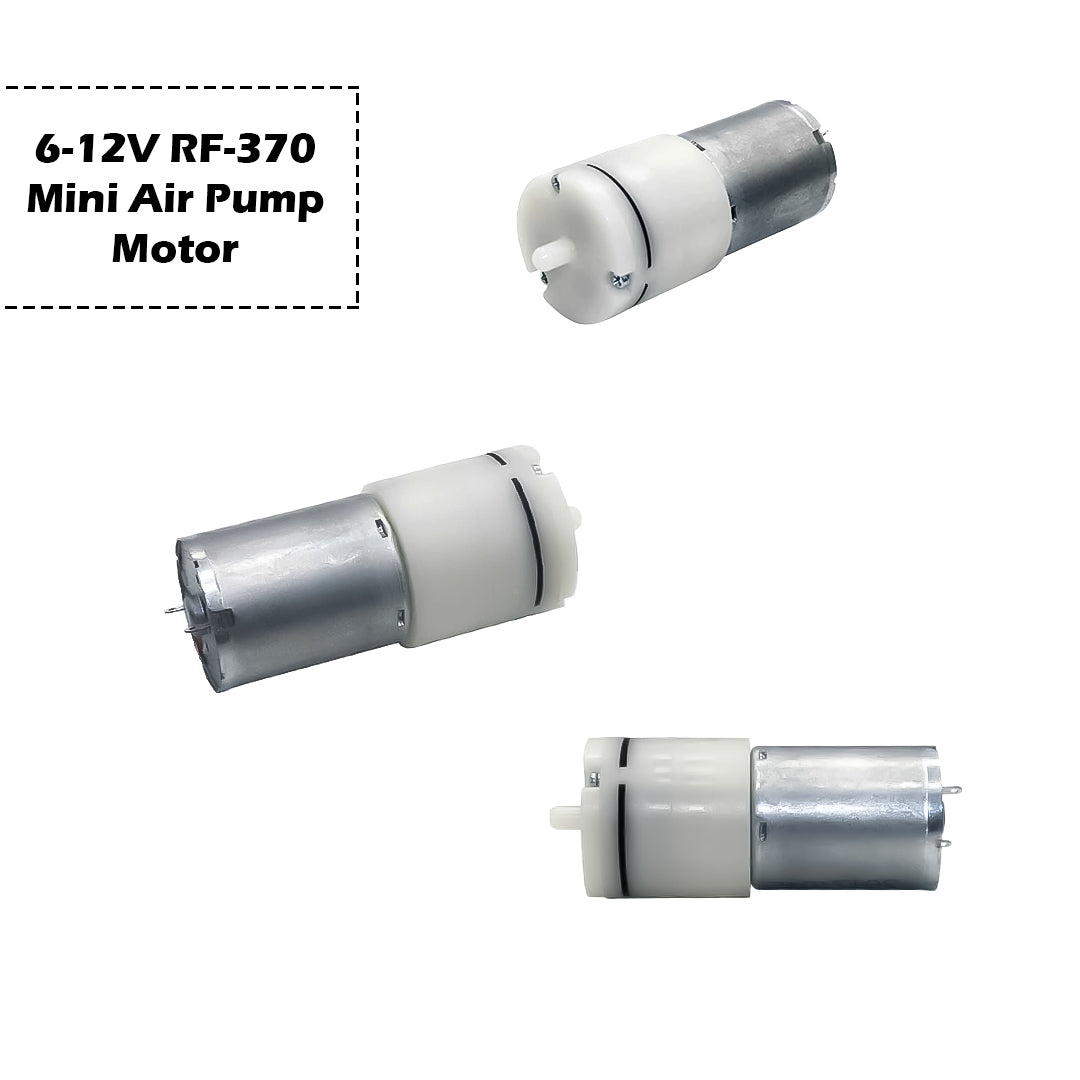 New: 6-12V RF-370 Mini Air Pump Motor for Pet Aquarium Tank