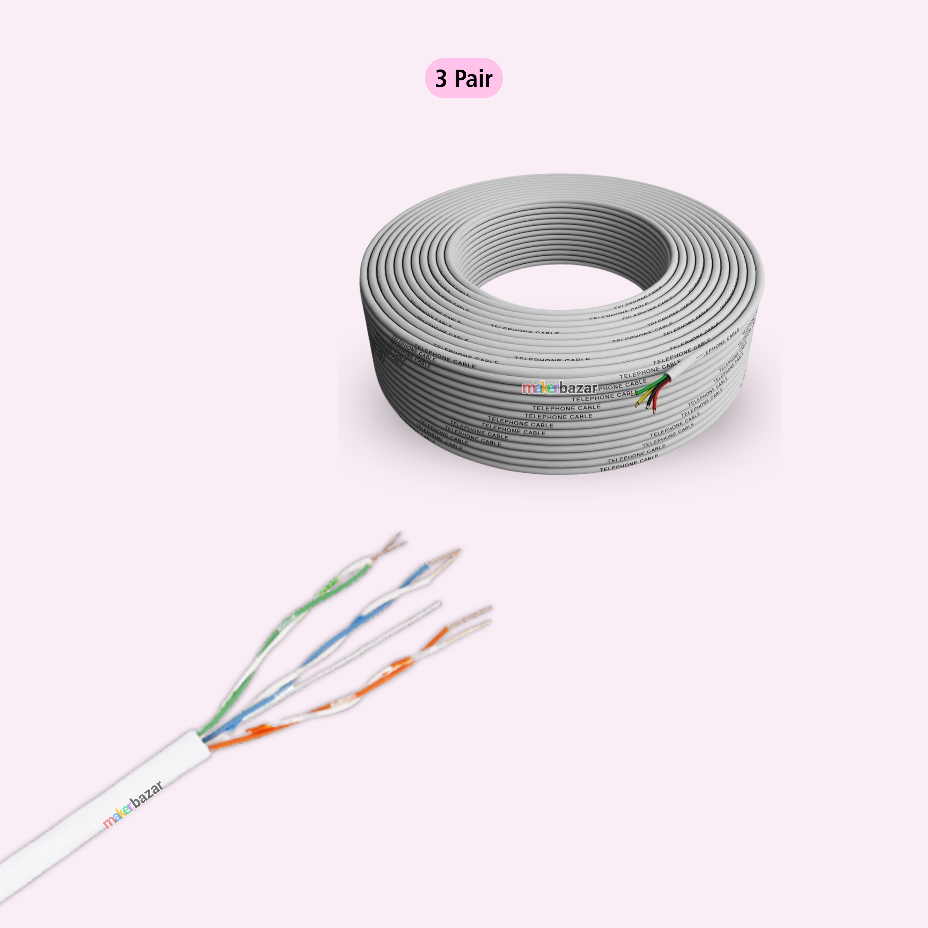 Telephone Connection Line Cable Roll