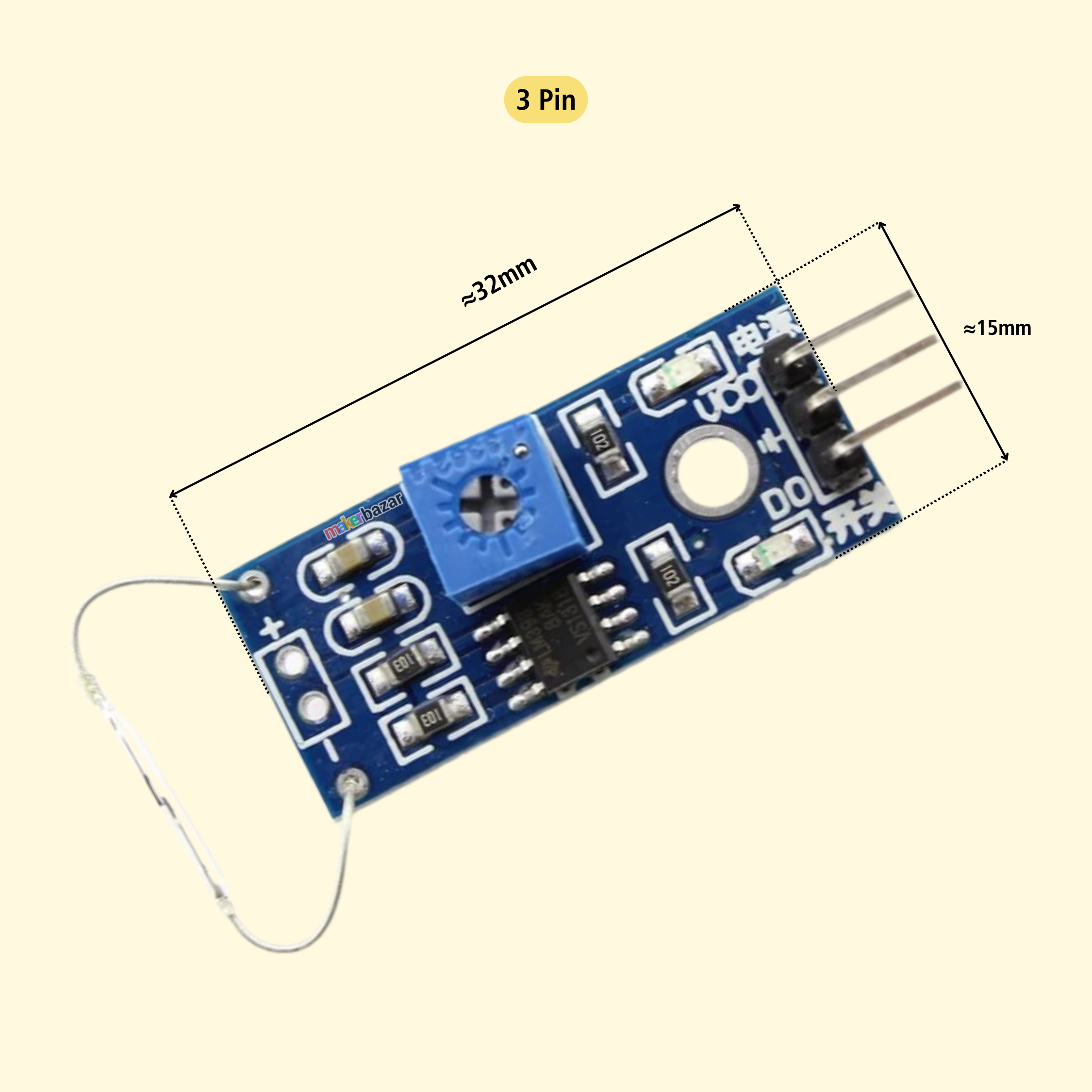 Magnetic Reed Switch Sensor Module