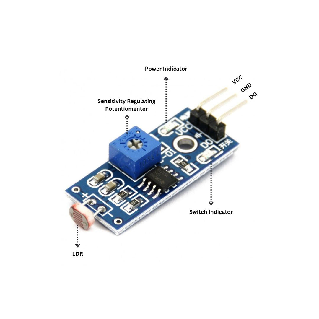 LDR Light Sensor Module