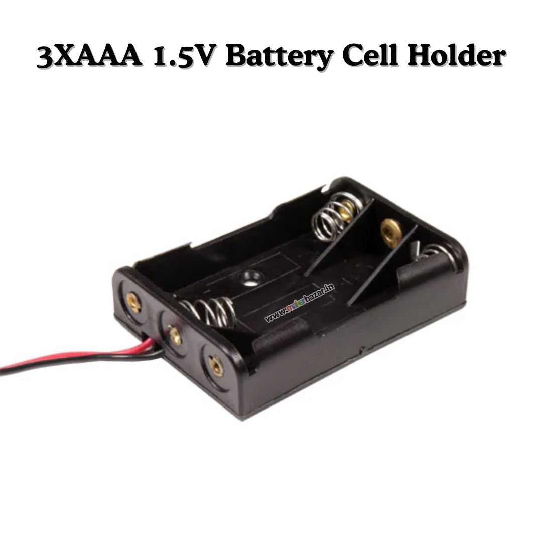 AAA Battery Cell Holder with Wire