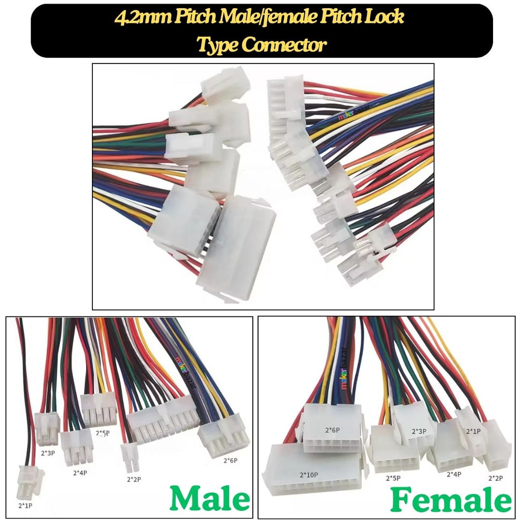 Buy Male/Female Wire Harness Connector | Makerbazar