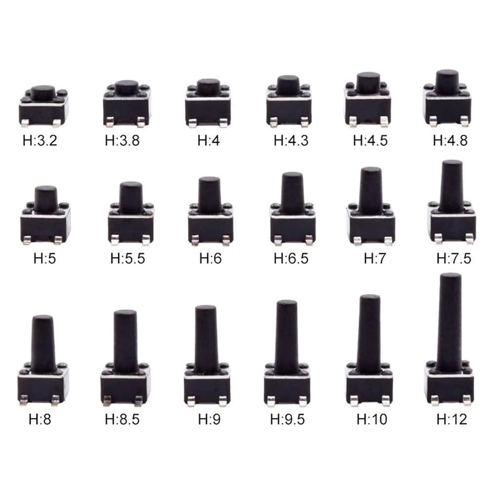 Buy Momentary Tact Push Button Switch – 4.5x4.5mm, SMD SMT, On/Off