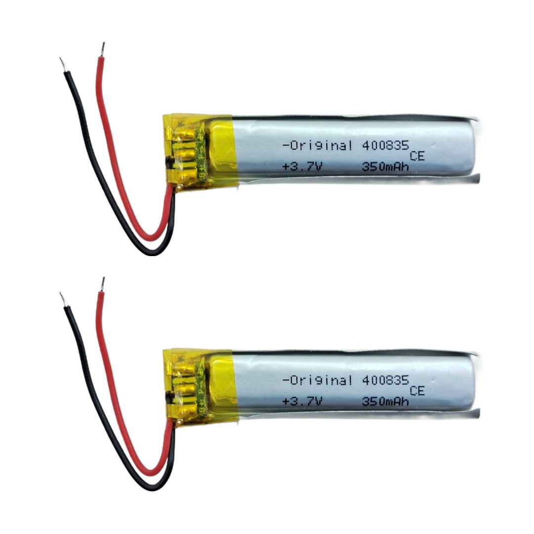 Generic: 3.7V 350mAh Lipo Battery - Single Cell Lithium Polymer Battery