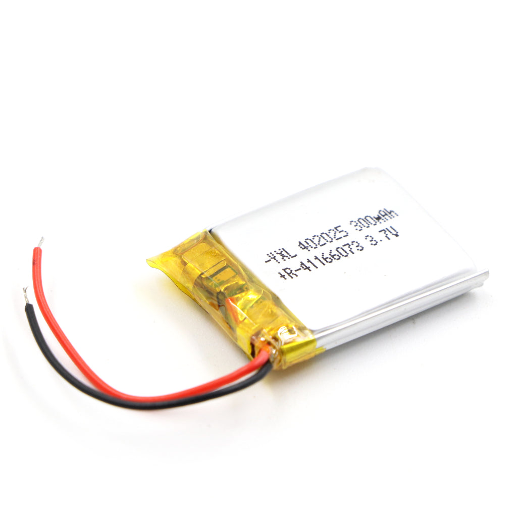 KP: 3.7V 300mAh Lipo Battery - Single Cell Lithium Polymer Battery