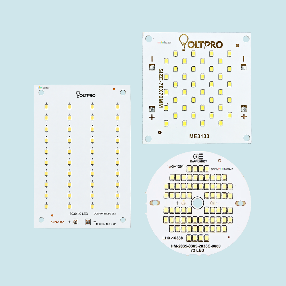40W MCPCB Warm-White Metal Core LED PCB