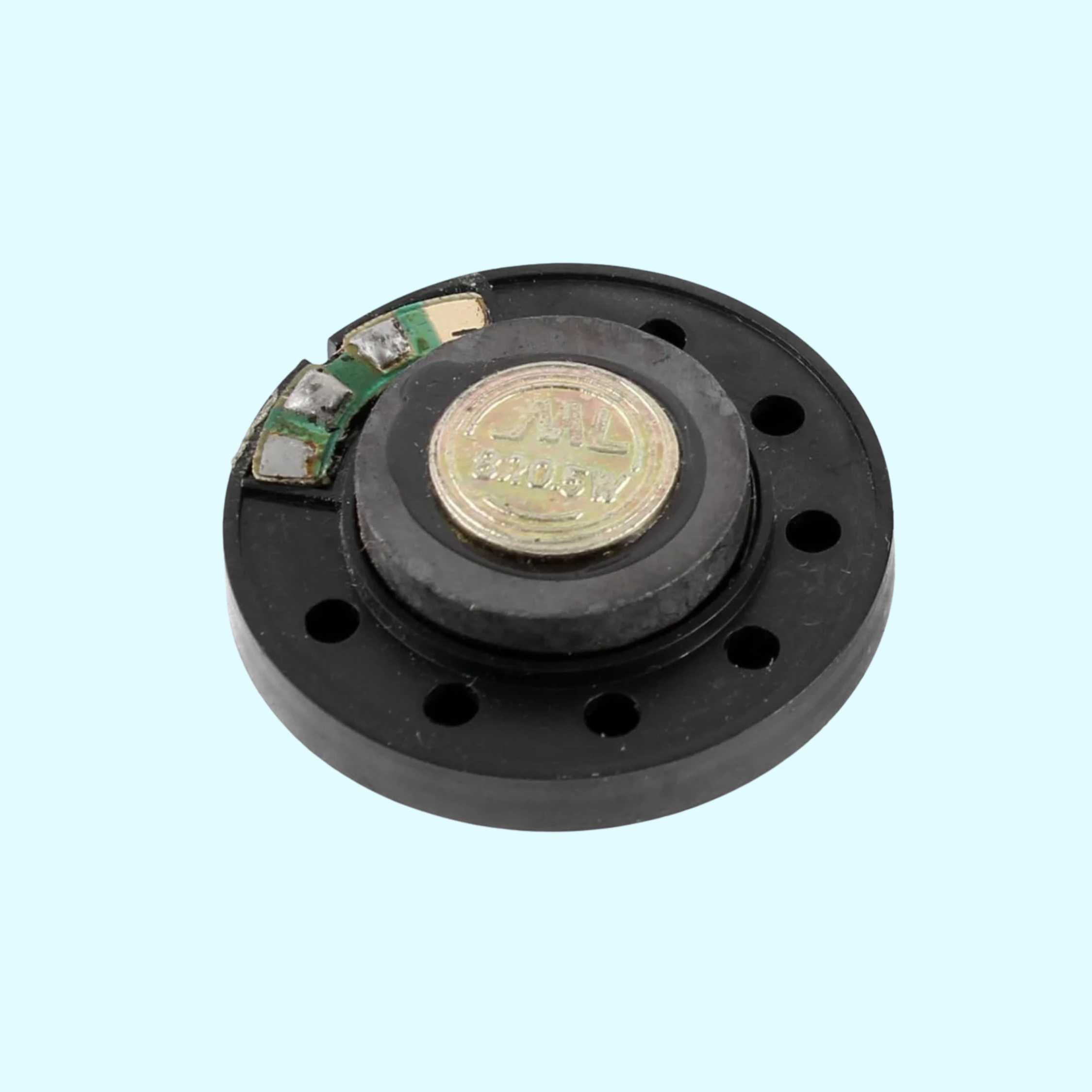 40mm Big Mylar Miniature Speaker Plastic Toy Speaker Green/Black