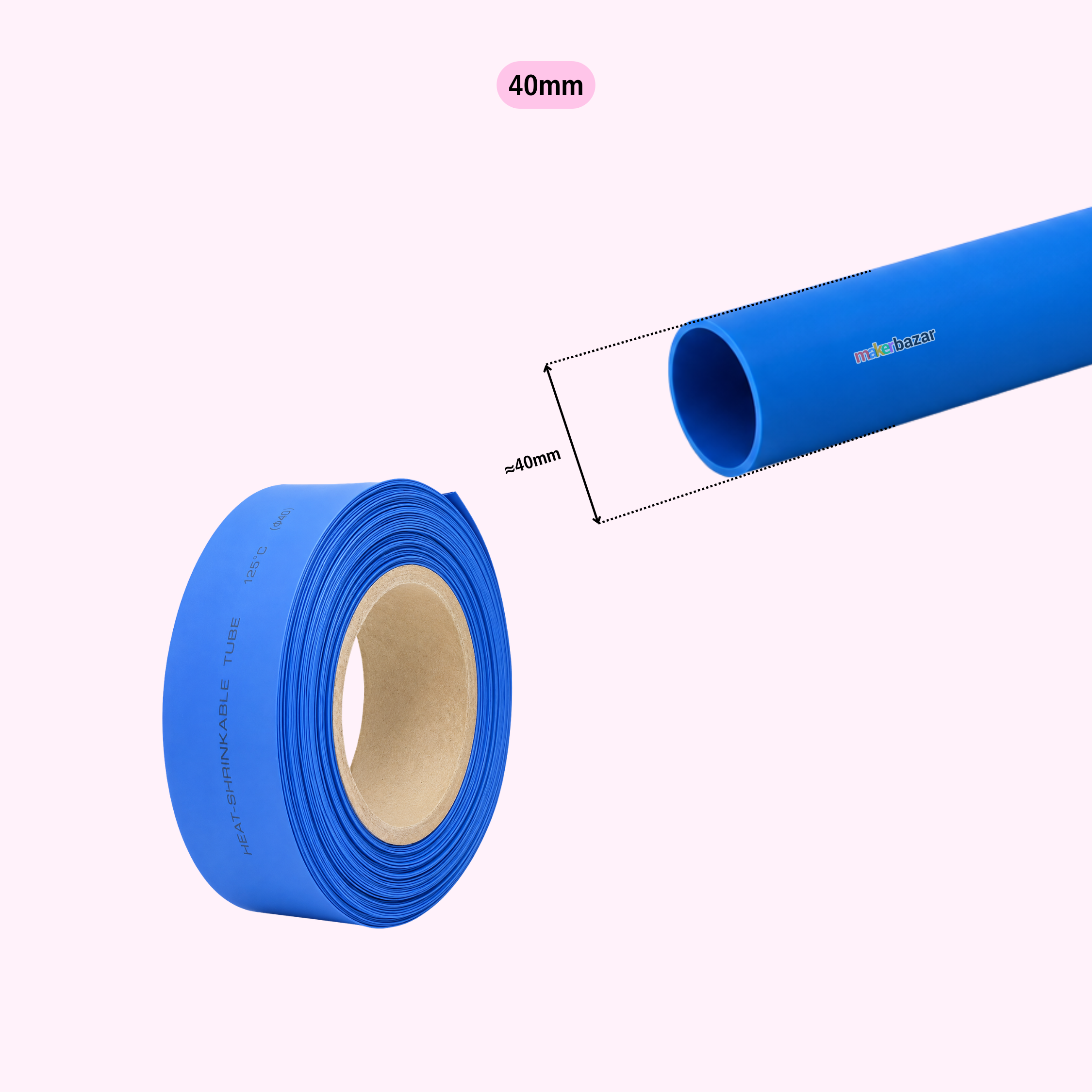 Blue Heat Shrink Sleeve Tube For Wire Protection