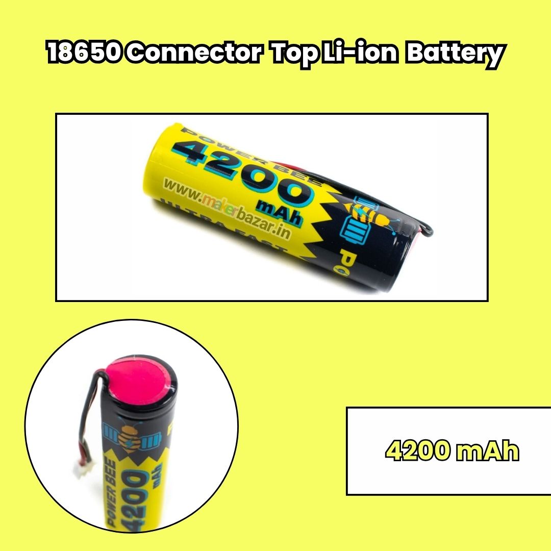 PowerBee: 3.7V 18650 Cell Li-ion Rechargeable Battery