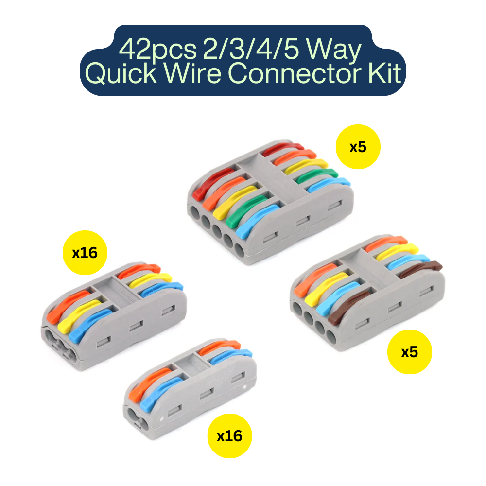 Quick Electrical Wire Connectors Kit (PCT-SPL Terminal Blocks)