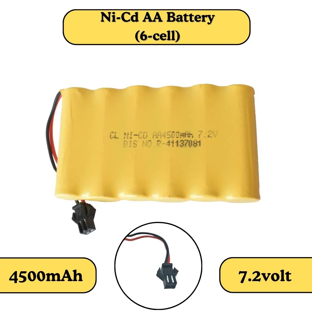 Ni-Cd Rechargeable AA Cells Battery Pack