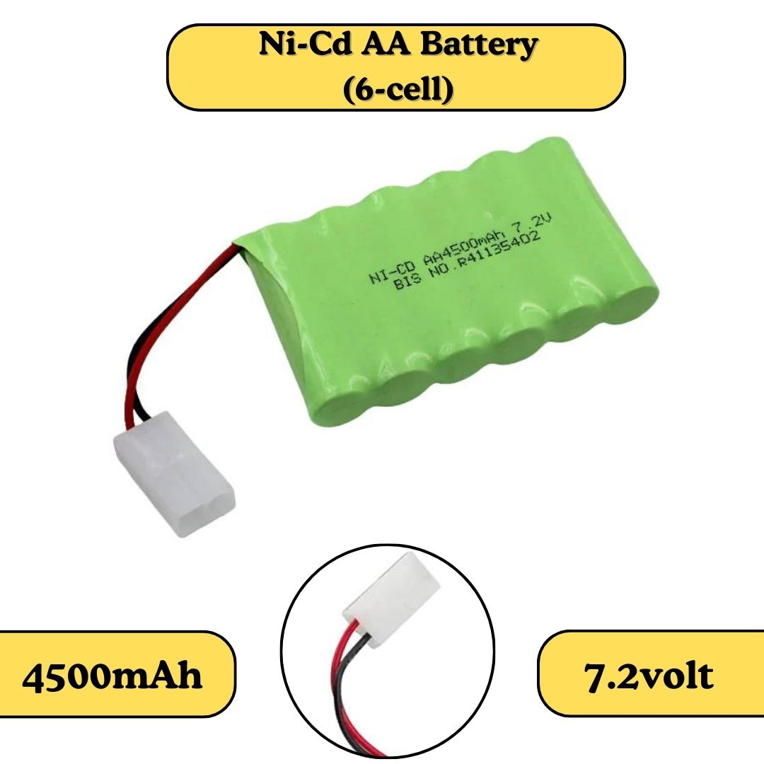 Ni-Cd Rechargeable AA Cells Battery Pack