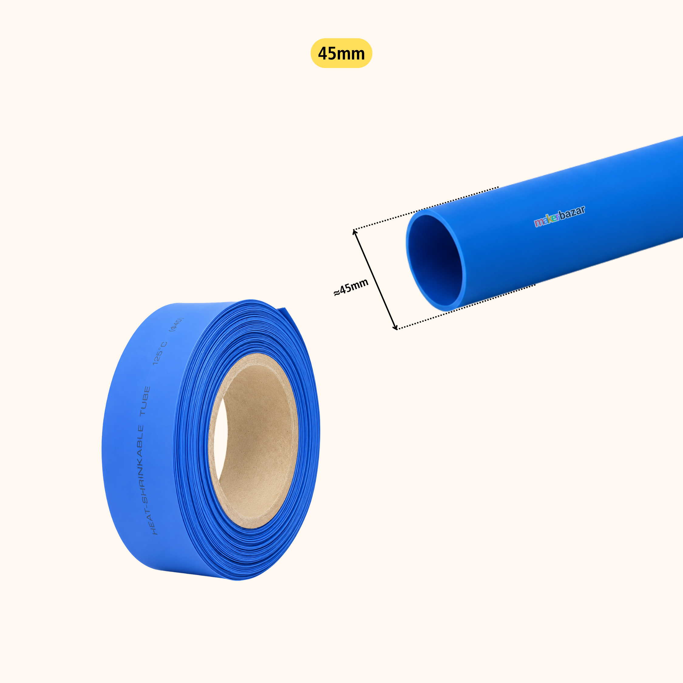 Blue Heat Shrink Sleeve Tube For Wire Protection