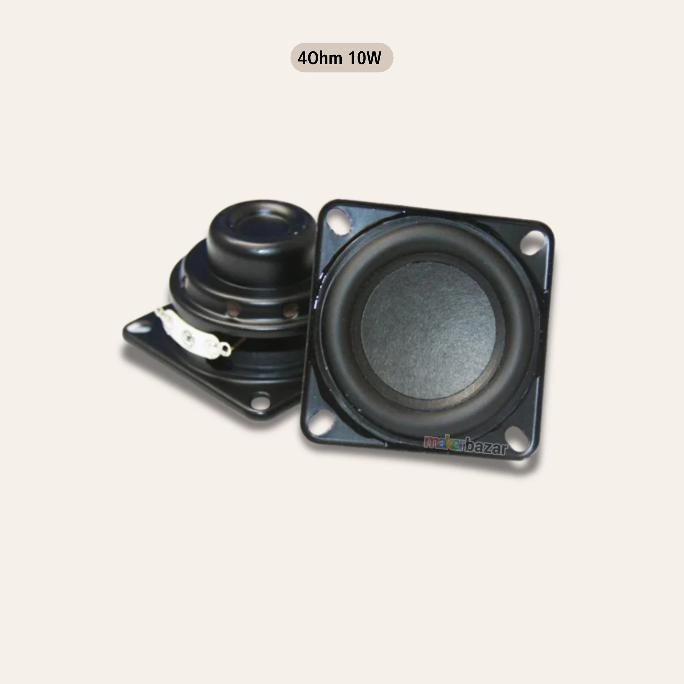 48mm Square Internal Magnet Speaker