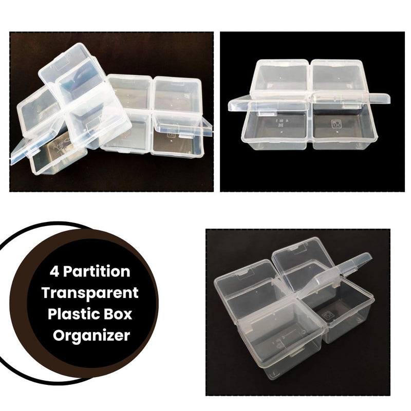 Box Without Partition Versatile Storage Solutions: Transparent Rectangular Plastic Boxes