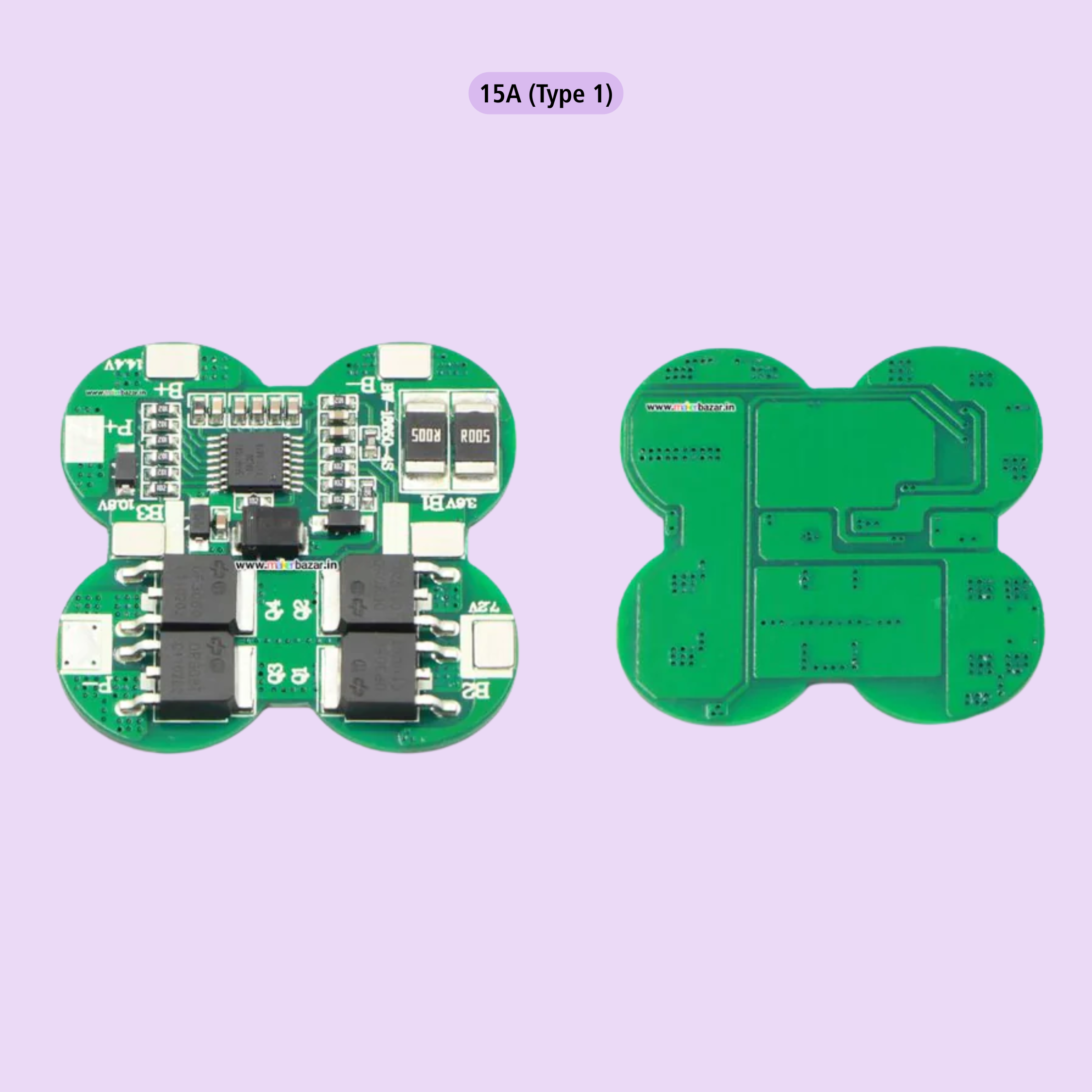 4S 18650 Lithium Battery Protection Board [Green]