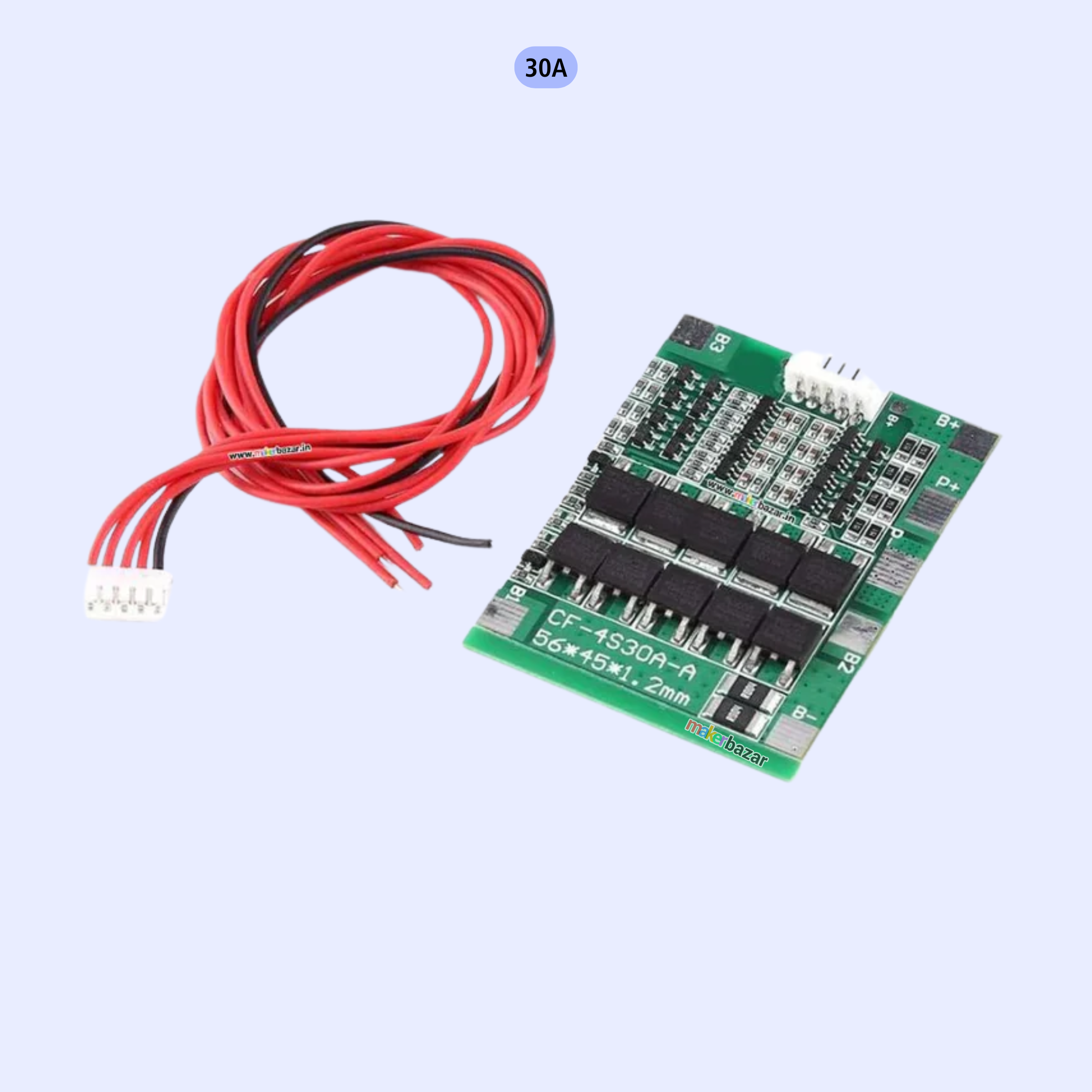 4S 18650 Lithium Battery Protection Board [Green]