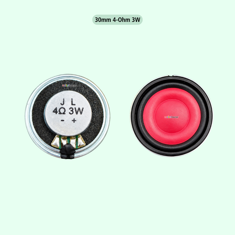 Metal Shell Mini Internal Magnet Toy Speaker