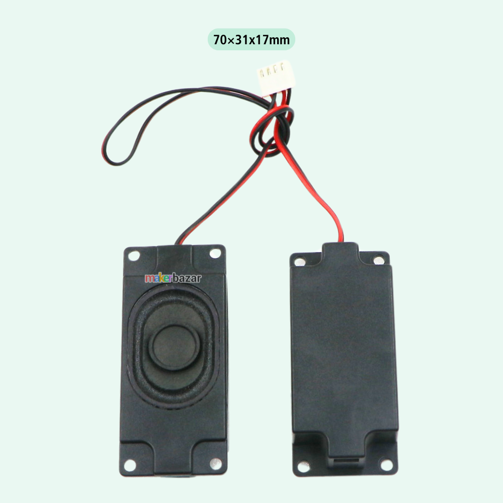 4Ω 3W LED/LCD/OLED Laptop & TV Speaker Pair [Refurbished]