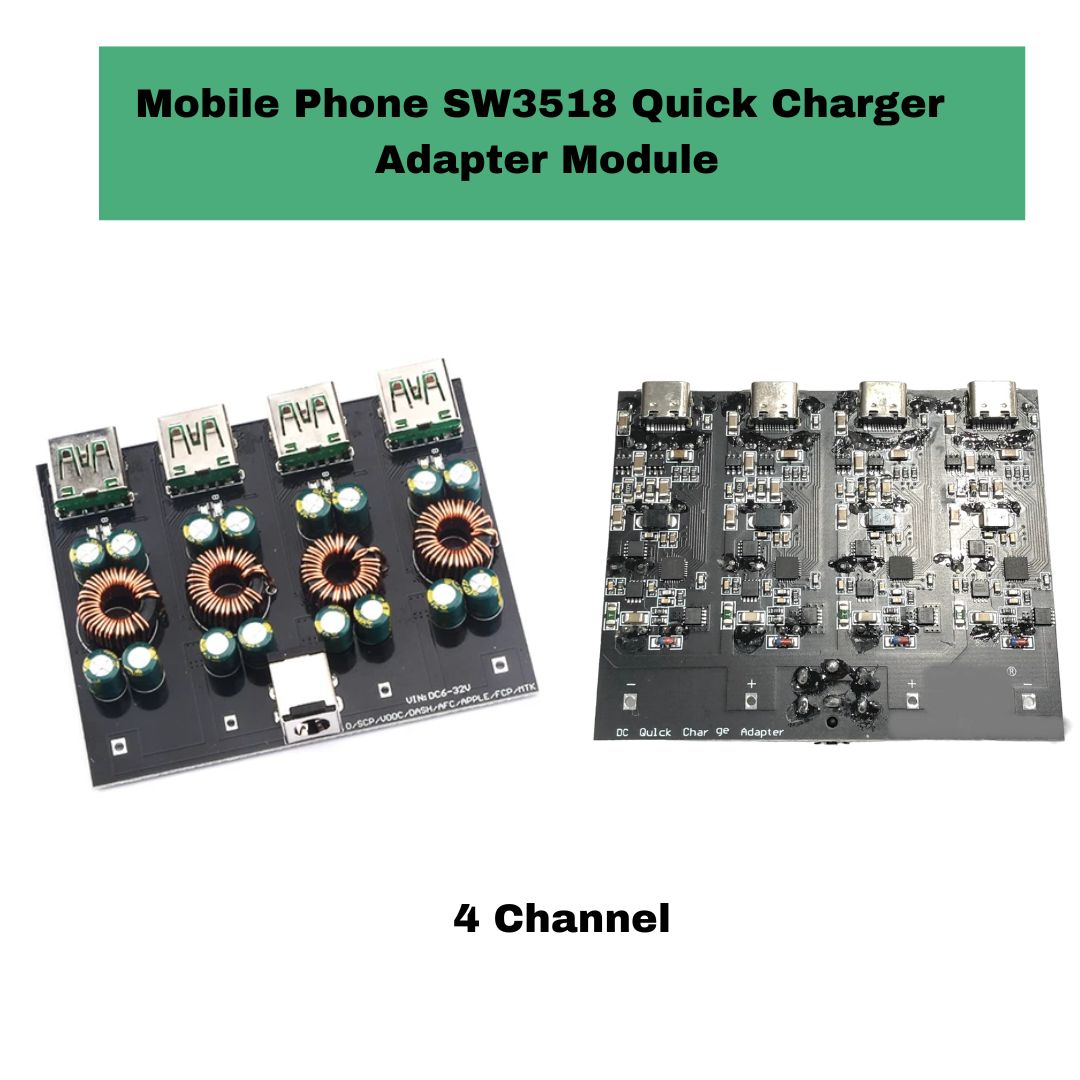 Makerbazar SW3518 Quick Charger Adapter Module | 1, 2, 4 Channels