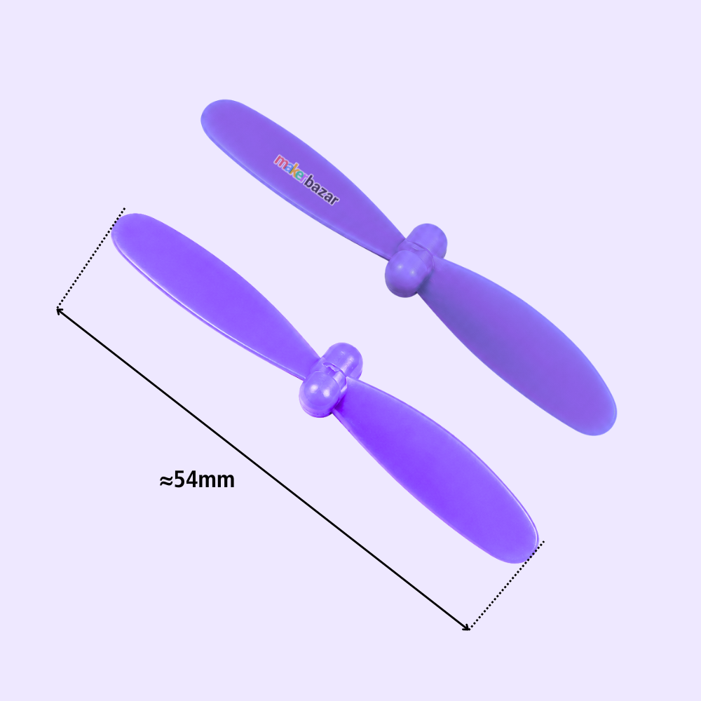 4pcs Mini 1220 Silent Motor with 2-Blade Propellor Fan for DIY Science Projects