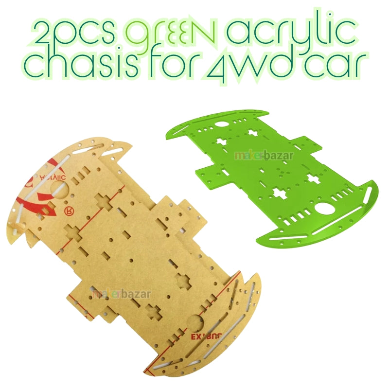 [Only Chassis] Smart Robotic Car Acrylic Chassis