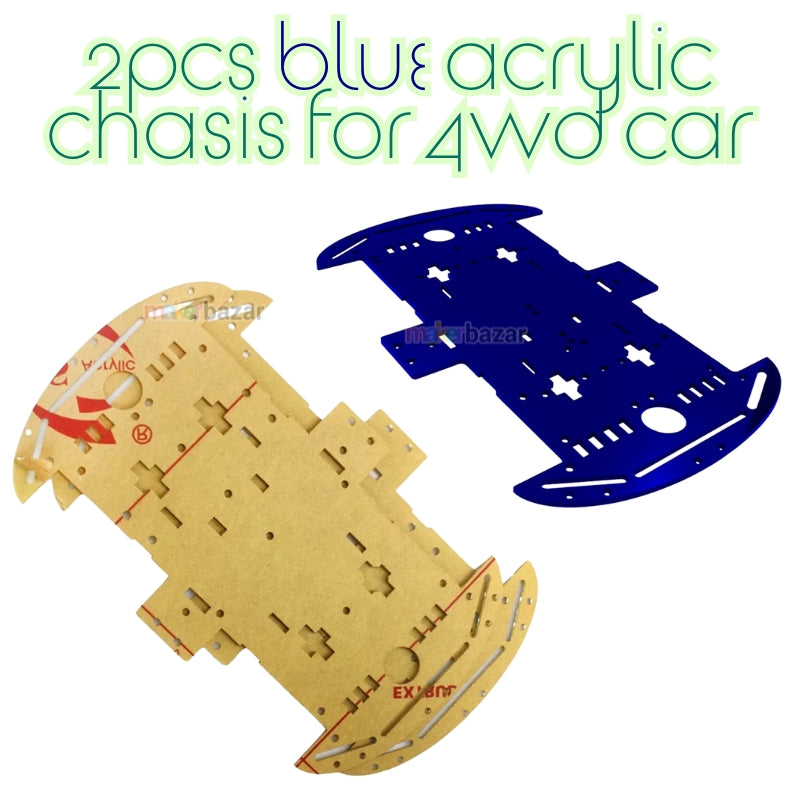 [Only Chassis] Smart Robotic Car Acrylic Chassis