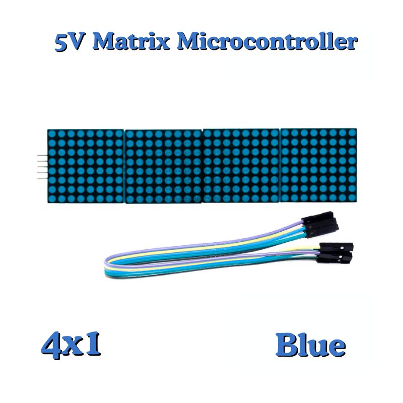 MAX7219 8x8 Dot Matrix Microcontroller Module LED Display