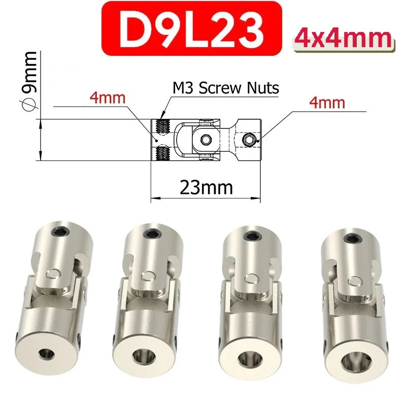 Universal Joint Metal Coupling for RC Cars