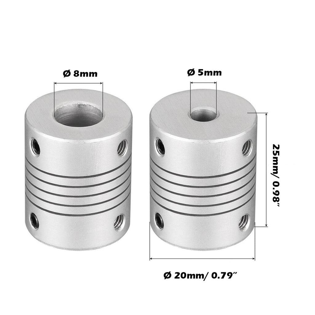 Aluminum Helical Shaft Coupler | High-Performance Torque Transmission
