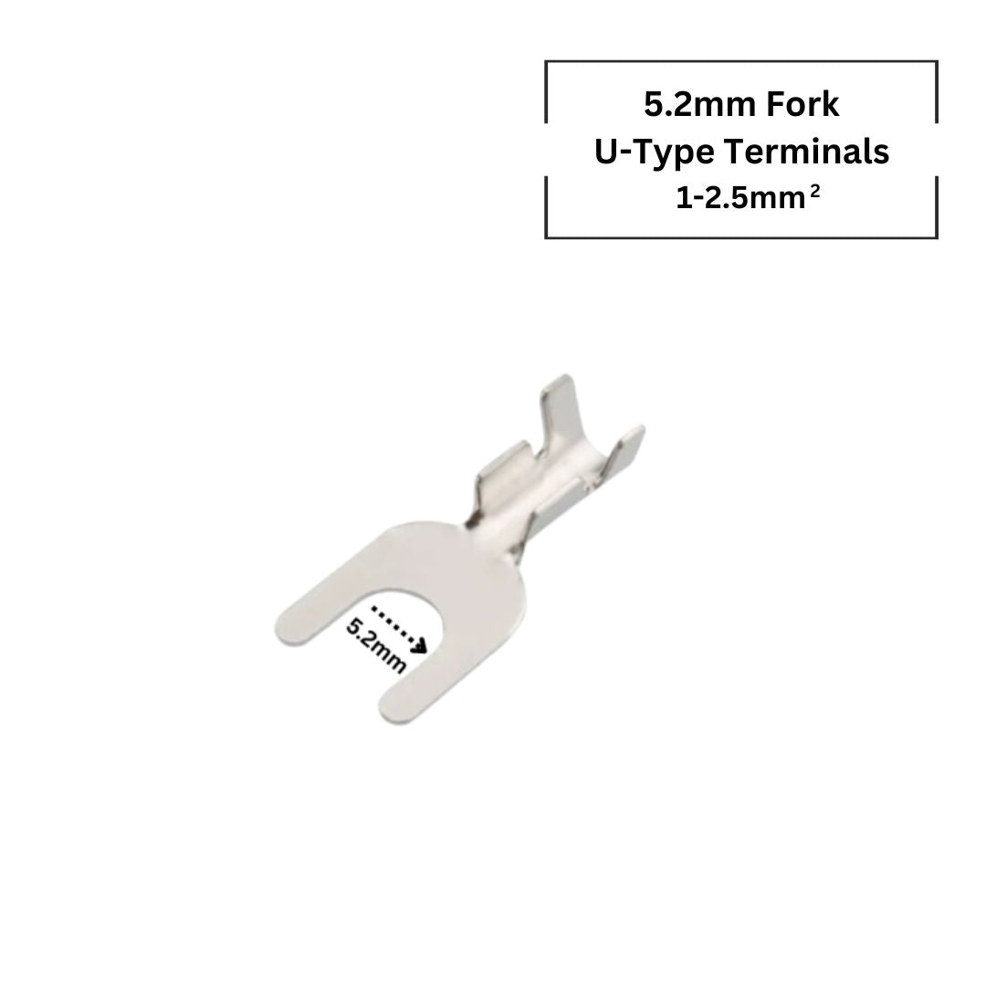 Non-Insulated Ring O-Type And Fork U-type Terminals Crimp Connectors