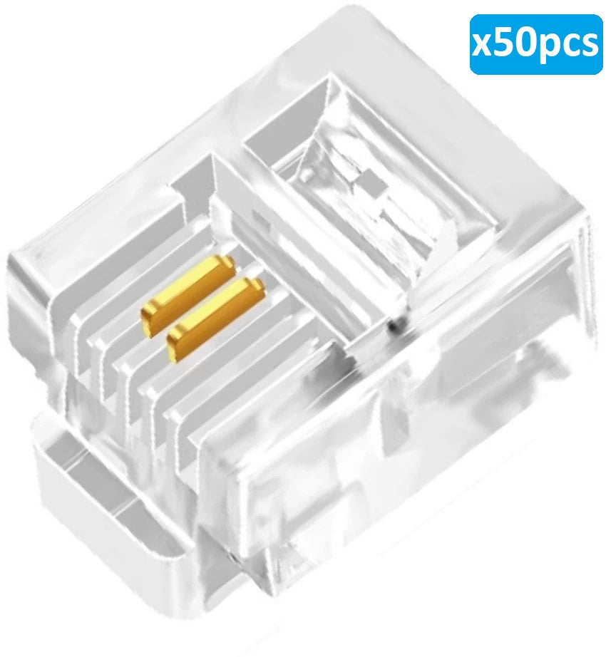 RJ11 Connector 6P2C Male Telephone Plug