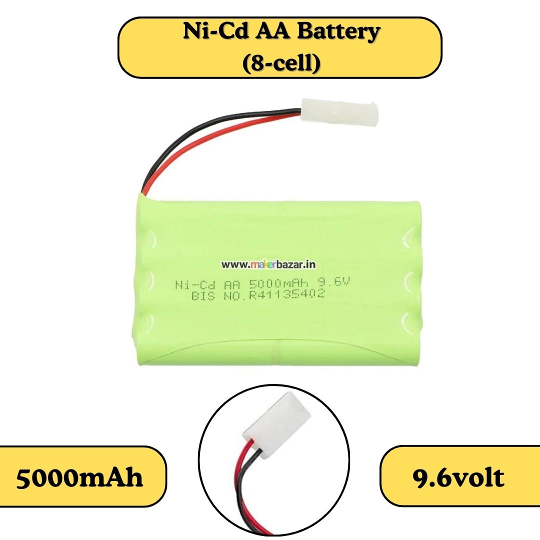 Ni-Cd Rechargeable AA Cells Battery Pack