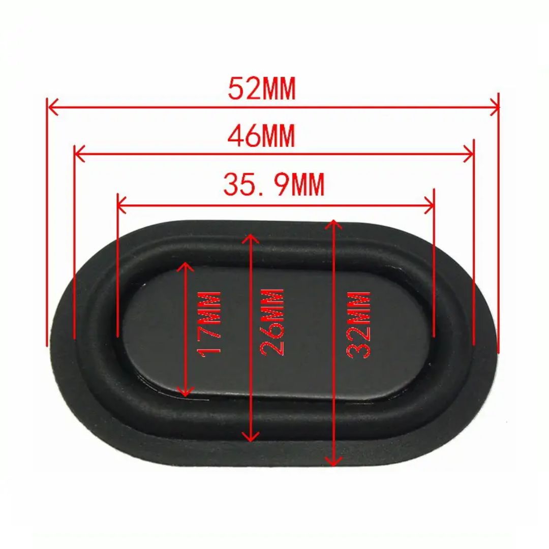 Rubber Passive Radiator Bass Vibration Plates