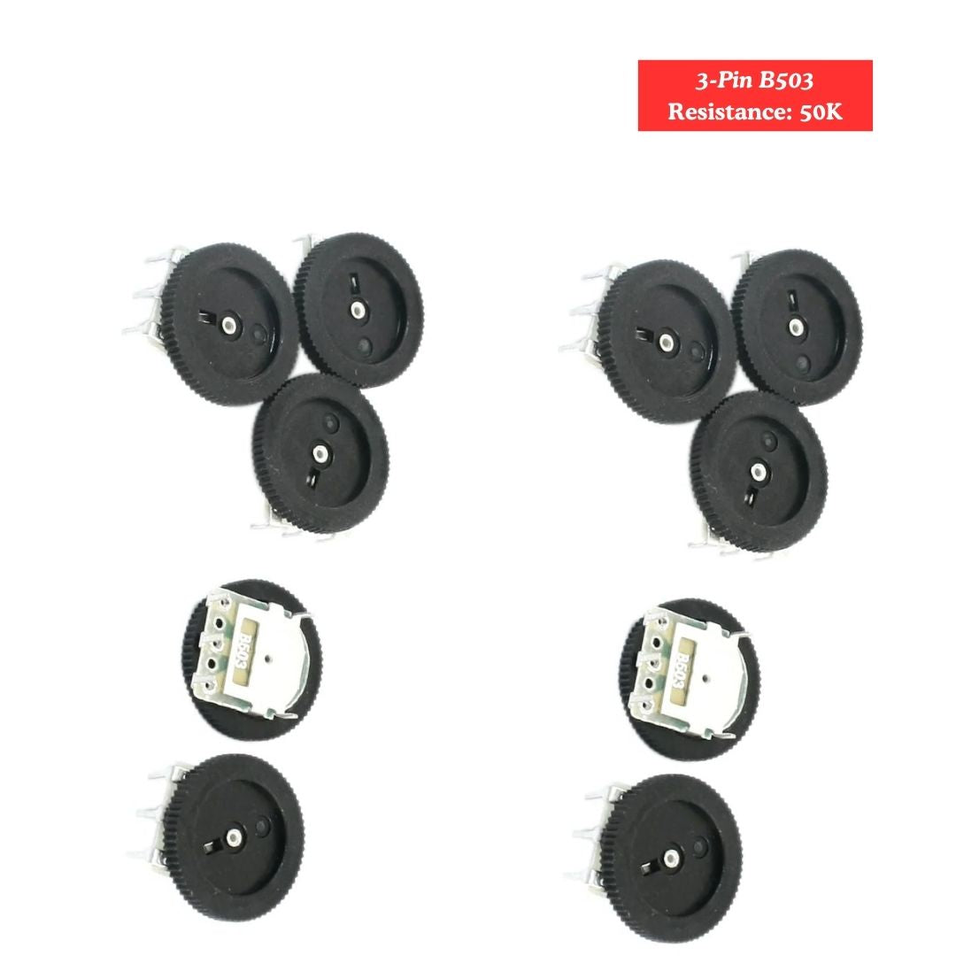 B-Series Round Dial Potentiometer Rotary Volume Control Switch