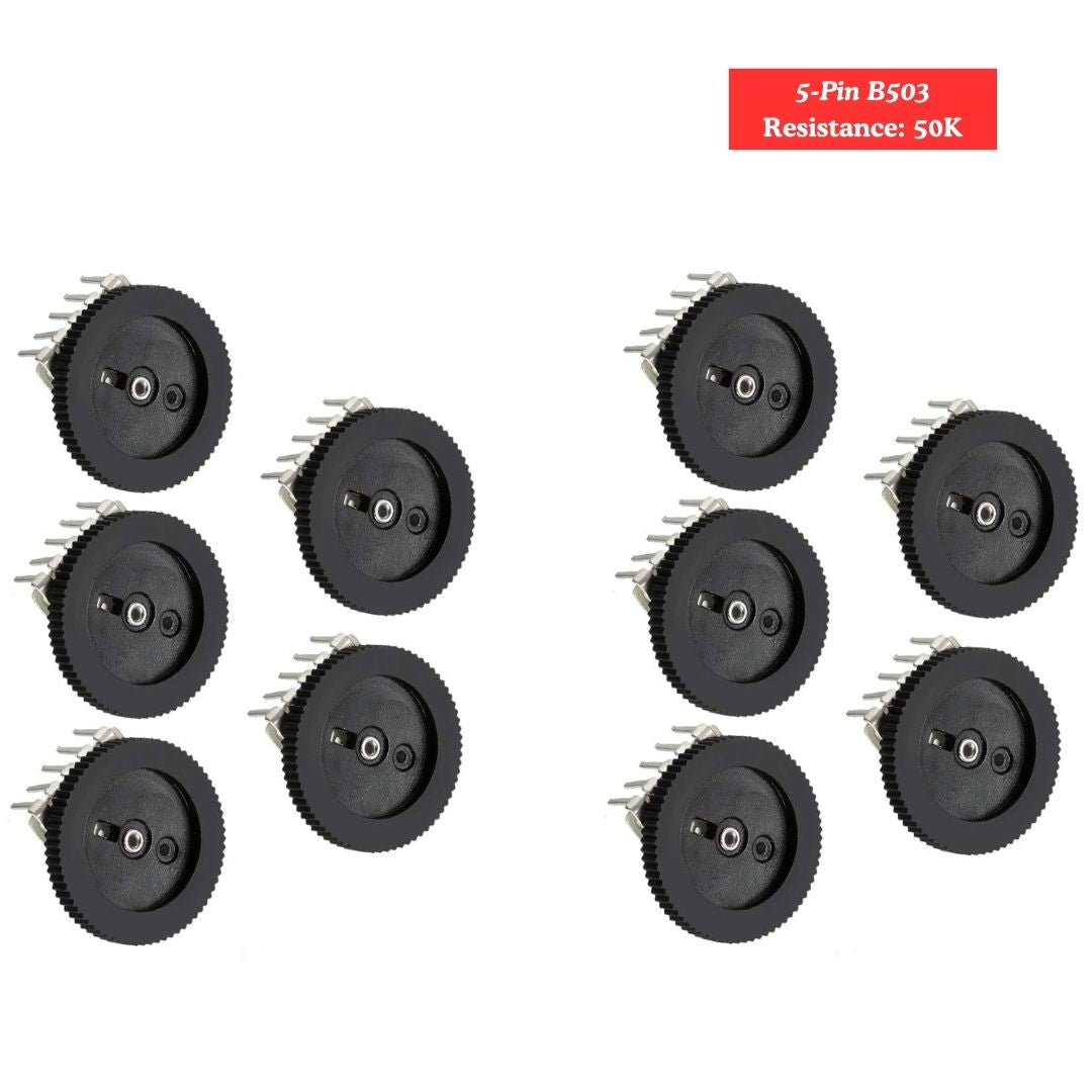 B-Series Round Dial Potentiometer Rotary Volume Control Switch