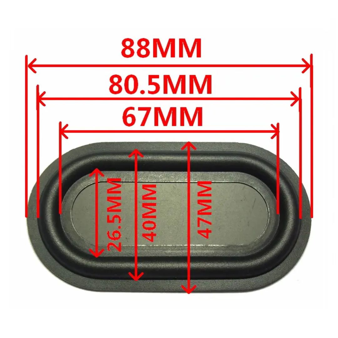 Rubber Passive Radiator Bass Vibration Plates