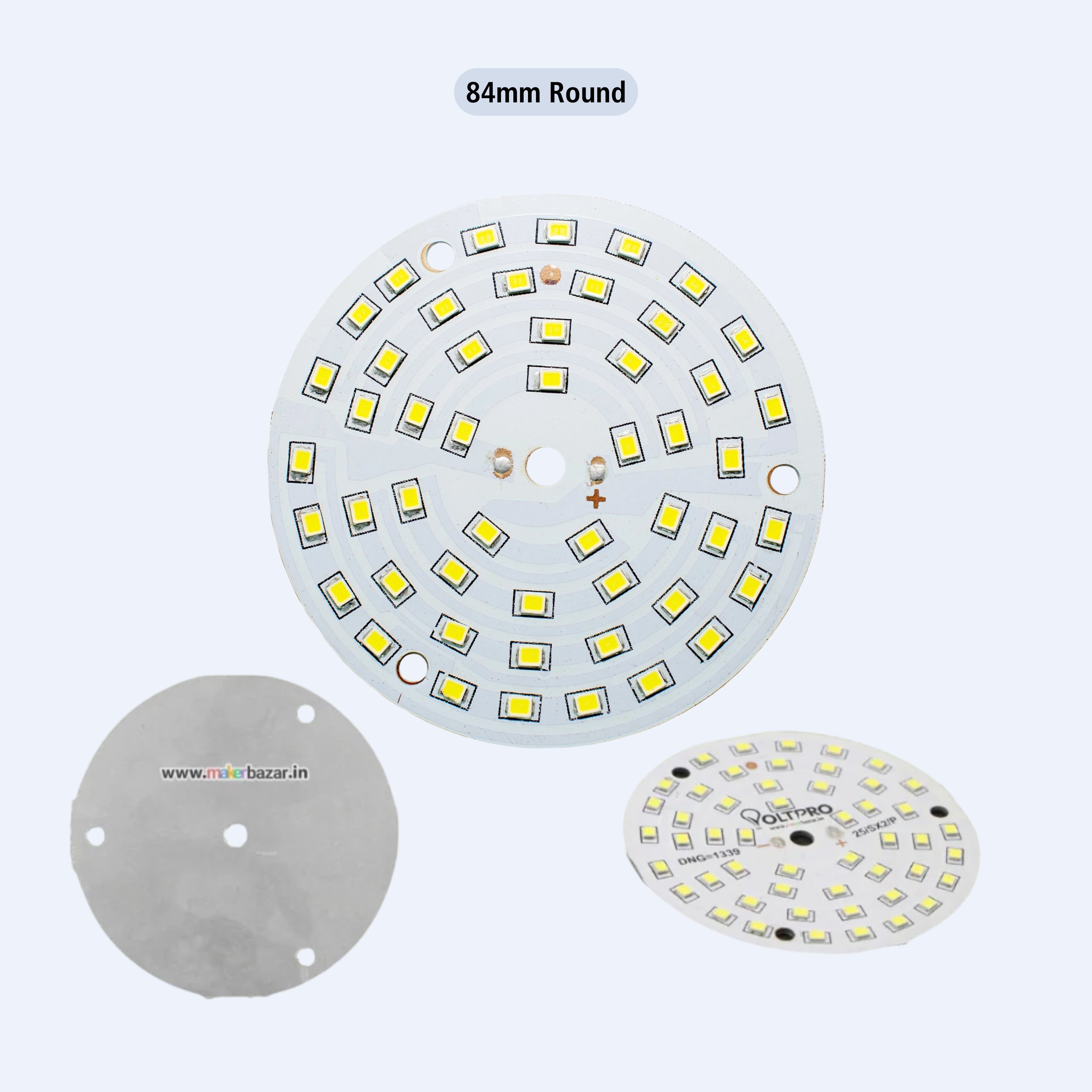 50W White Metal Core LED MCPCB