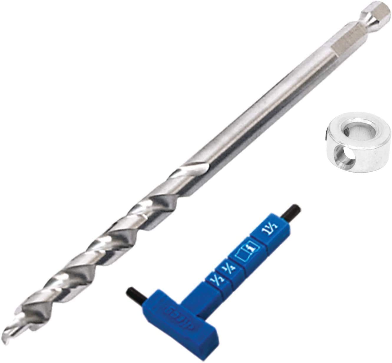 Kreg Jig Pocket-Hole Jig 520 Micro Drill Bit & Stop Collar