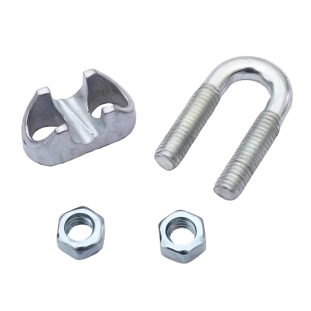 Wire Rope Clamps Clips Fastener for Rigging, Lifting, Fitting & Connecting
