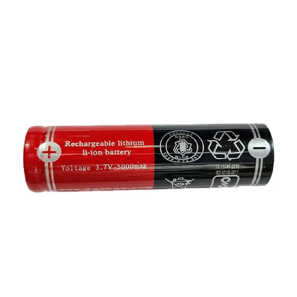 Geepas: 5000mAh 3.7V 18650 Cell Li-ion Rechargeable Battery