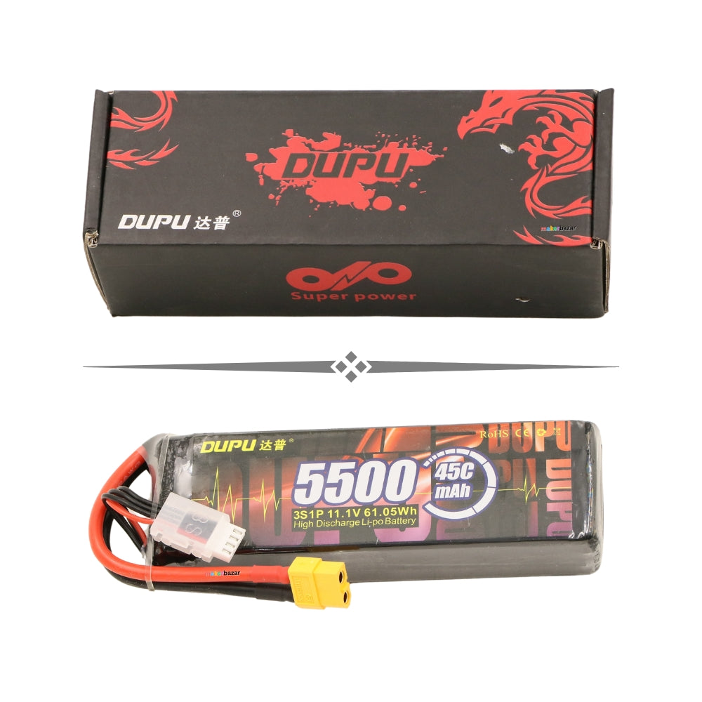 DUPU 3S 11.1V LiPo Battery Pack 45C