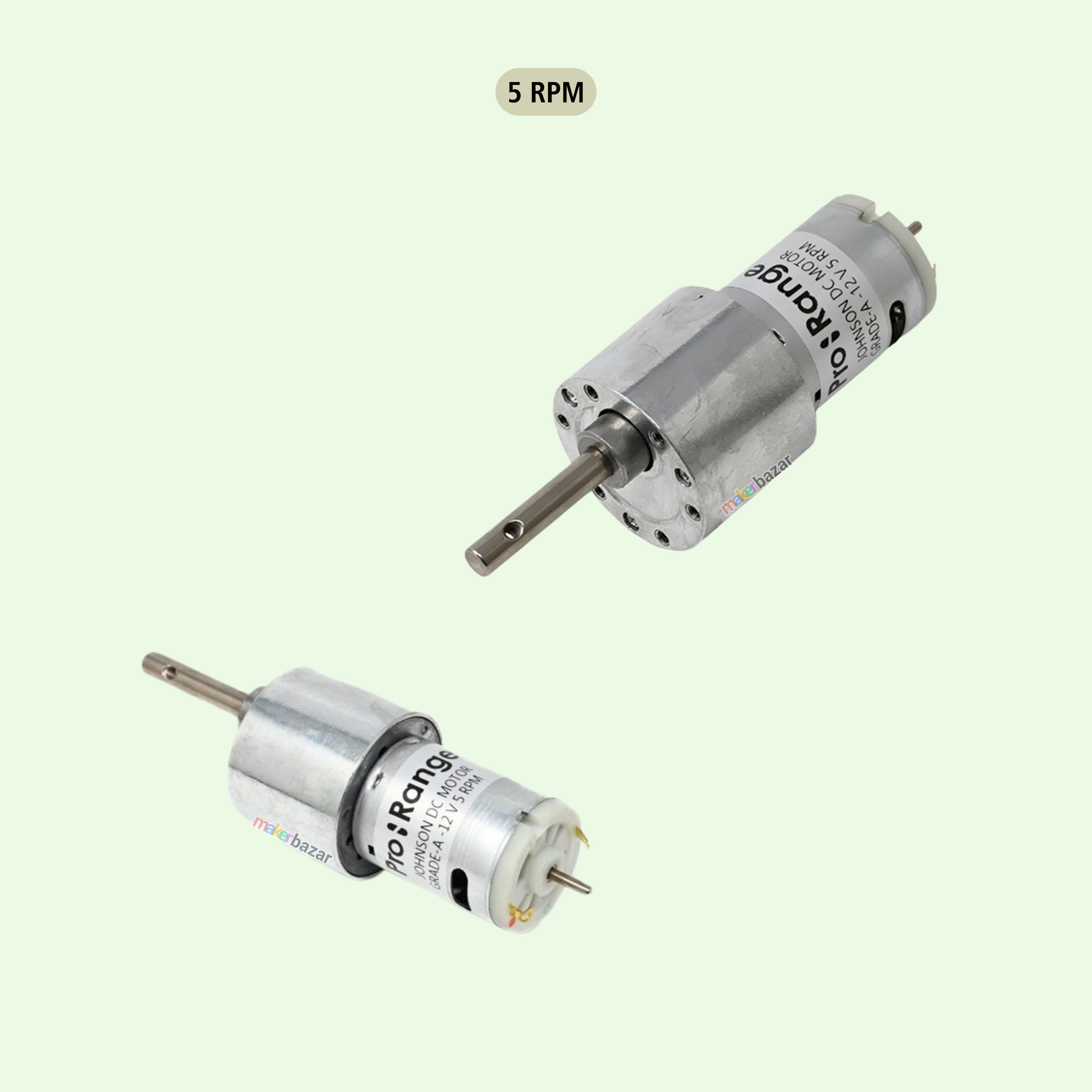 Pro-Range 12V Johnson Geared DC Motor Encoder Compatible Grade A Quality