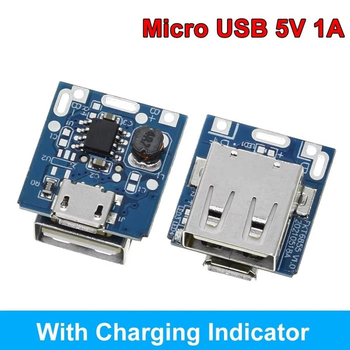 Buy Micro USB / Type-C Step-Up Power Module 5V with Battery Protection ...