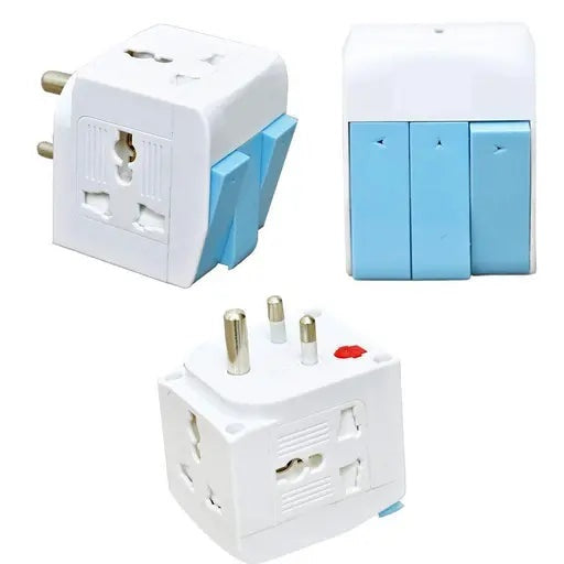 Multipurpose 3-in-1 Plug Socket with Switch