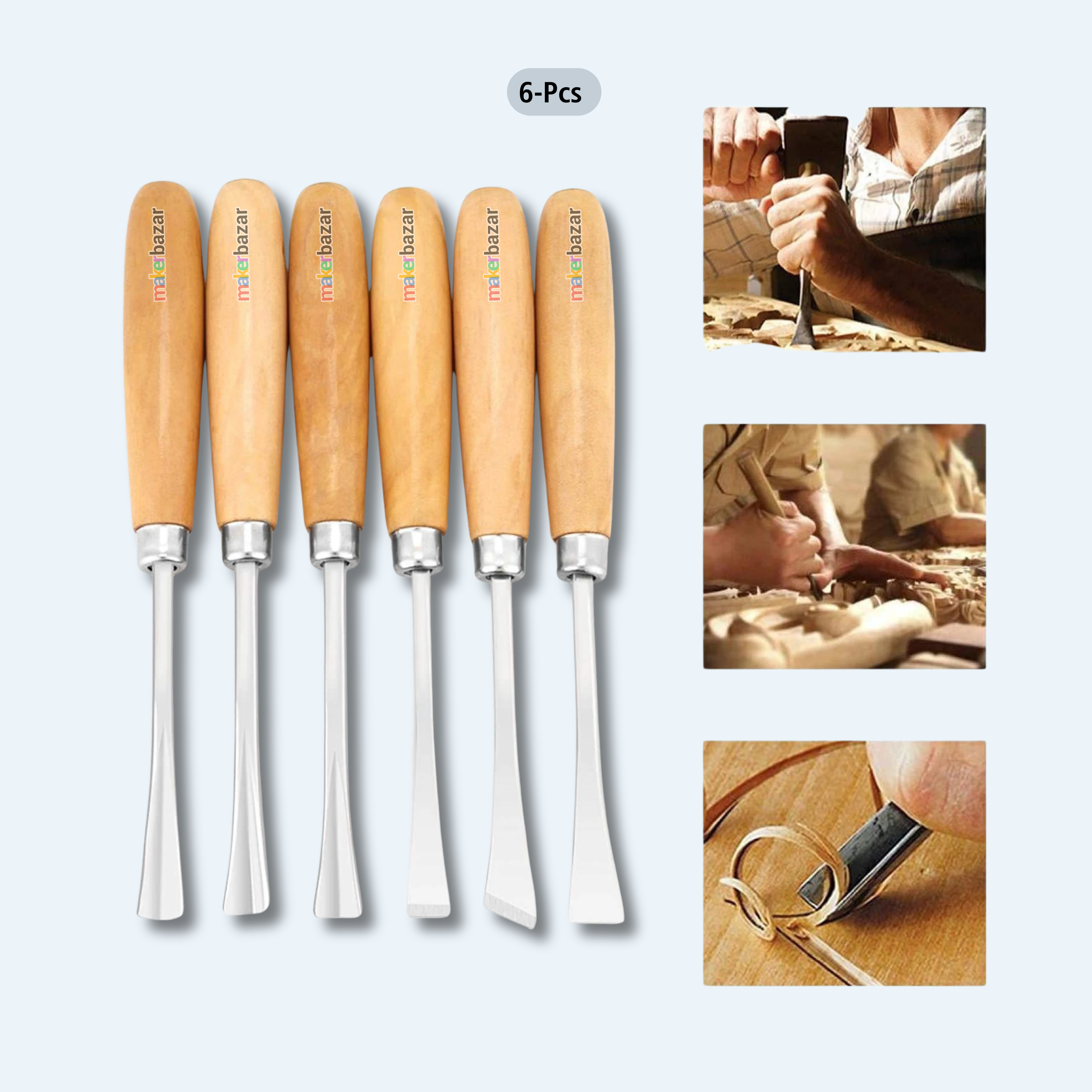 Professional Wood Carving Hand Chisels Set for DIY Woodworking